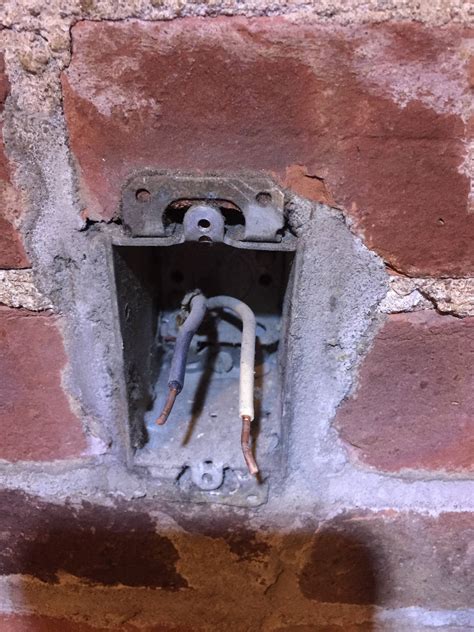 how to install junction box in brick wall|adding electrical box to existing.